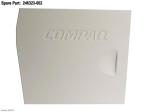 Chassis side cover panel with ‘Compaq’ name embossed