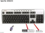 PS/2 keyboard (Carbon Black) – Easy Access Internet (Spanish, Latin America) Part 281242-161  , 281242-004