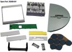 Miscellaneous plastics kit – Includes floppy drive bezel, eight rubber feet, processor board guide, two drive bay filler panels, drive bay bezel, both minitower and desktop drive locks, drive lock springs, front I/O card guide, and desktop logo plate