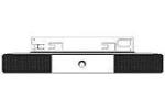 HP flat panel monitor stereo speaker bar – Powered by connection to a USB port (5VDC at up to 500mA) – Includes the USB cable for power a stereo audio cable (Option)