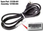 Power cord (Taupe) – Has straight (F) C13 receptacle (for 120V in the United States and Canada)