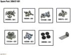 Miscellaneous hardware kit – Includes assorted screws used in the chassis, four rubber feet, and pivot bracket