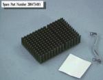 Heat sink with retaining clip and thermal compound pad